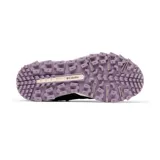 Zapatillas de trekking Columbia Flow Fremont, color negro con detalles en turquesa y lila.