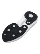 Zapatillas deportivas Under Armour Phantom 4, color negro con detalles en blanco y gris.
