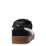 Championes Puma Park Life Style SK8 negros con detalles en blanco y suela marrón.