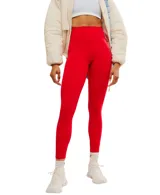 Legging deportivo azul marino de tiro alto, confeccionado en tejido transpirable y elástico, ideal para entrenamientos de impacto medio.