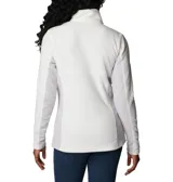 Campera polar Columbia Basin Trail III Full Zip para mujer, color azul marino. Con cierre frontal completo y bolsillos laterales con cierre.