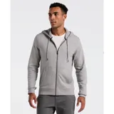 Buzo hoodie con cierre completo, confeccionado en felpa suave, color gris. Incluye logo Sticker Pete en el pecho.