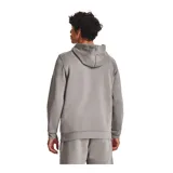 Buzo con capucha celeste de Under Armour, con logo bordado en el pecho y bolsillo tipo canguro.