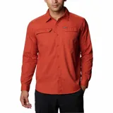 Camisa de manga larga color bordó con tecnología Omni-Shade Upf 50 Sun Protection y Omni-Wick. Cuenta con ventilación, mangas enrollables con soportes para lengüetas y dos bolsillos frontales con solapa.