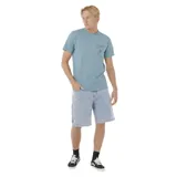 Remera celeste de manga corta con estampado del logo de Rip Curl en el pecho.