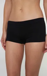 Bóxer negro de microfibra sin costuras.