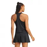 Musculosa deportiva negra de tenis, con cuello en V cruzado y tecnología Climacool.