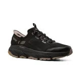 Championes Skechers Slip-ins Relaxed Fit D Lux Journey - Switch Stitch para hombre, color negro con detalles en marrón claro.