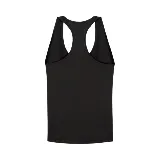 Musculosa deportiva Puma Tad Essential Racerback Tank, color negro, con espalda racerback y logo estampado en el frente.