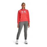 Buzo negro Under Armour de corte clásico, con capucha y logo grande estampado en el frente. Confeccionado en tejido Fleece ligero, cómodo y cálido.