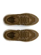 Championes de trekking Under Armour modelo Fat Tire Venture Pro, color marrón con detalles en beige. Inspirados en bicicletas Fat Tire, con suela de goma resistente y amortiguación UA HOVR.