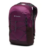 Mochila de senderismo ligera y compacta, con cincha Twin Slot™ para adaptar y guardar dos botellas de agua, y sistema de cordones en la parte delantera para fijar accesorios.