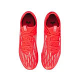 Championes de fútbol Under Armour Magnetico Select 4 FG color naranja con detalles en celeste y verde.
