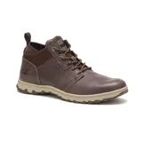 Bota de hombre de cuero marrón con tecnología Ease, diseñada para ofrecer confort y ligereza, con una suela de goma para buena tracción.