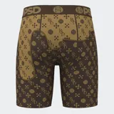 Calzoncillos bóxer PSD con estampado de un rostro de caricatura con dientes afilados y logo de la marca en la cintura.