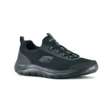 Championes Skechers Summits - Repinski color negro, con capellada de malla y material sintético, cordones elásticos, plantilla Memory Foam y suela flexible.