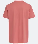 Remera de hombre color verde grisáceo, de manga corta y cuello redondo, confeccionada en algodón peruano.