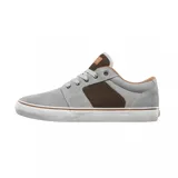 Championes Etnies Barge LS negros con detalles en marrón y suela blanca.