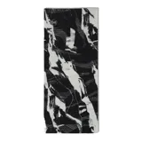 Cuello tubular multifuncional Buff Coolnet Uv con estampado abstracto en blanco y negro.