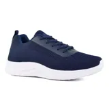 Championes deportivos American Sport color azul marino con detalles en gris y suela blanca.