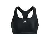 Top deportivo negro sin almohadillas, diseñado para comodidad y soporte durante el entrenamiento.