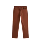 Pantalón color tostado con diseño relajado y cintura elástica, ideal para un look cómodo.