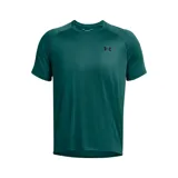Remera deportiva Under Armour Tech 2.0 de hombre, color gris jaspeado con logo negro en el pecho.
