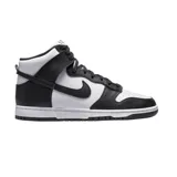 Championes Nike Dunk High Retro, de caña alta, color blanco y negro.