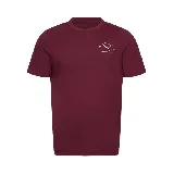 Remera Puma Class Graphic Tee color borgoña con logo Puma Athletics estampado en blanco en el pecho.