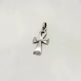 Dije de plata 925 con forma de cruz egipcia (Ankh) o cruz de la vida.