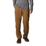 Pantalón de senderismo convertible en short, color negro, con tecnología Omni-Shade™ de protección solar UPF 50 y Omni-Wick™ de secado rápido. Cuenta con cintura parcialmente elástica, cinturón extraíble, bolsillos para manos, bolsillo de seguridad con cremallera, bolsillo cargo con cierre de velcro y detalle de fuelle.