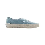 Zapatillas Vans Authentic celestes con suela color crema y cordones blancos.