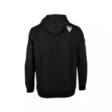 Canguro negro con textura de piel de serpiente, logo de los Chicago Bulls bordado en el pecho y letras "Bulls" estampadas en la manga.