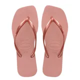 Sandalias Havaianas Slime Square color rosa.
