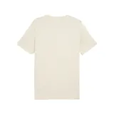 Remera de algodón color crema con logo de Puma bordado en el pecho.