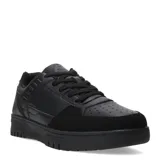 Championes urbanos de hombre Push modelo Alex, color negro, con suela plana y cordones.