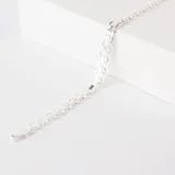Pulsera de plata 925 con eslabones tipo Bismark.