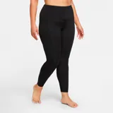 Calza larga de yoga Nike, color negro, con cintura alta y largo 7/8.