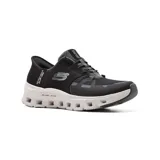 Championes deportivos Skechers Slip-ins Glide Step Pro, color negro con detalles en blanco. Cuenta con tecnología Hands Free Slip-Ins, Heel Pillow, Glide-Step y Air-Cooled Memory Foam.