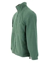 Campera polar de alta calidad color rojo, con cierre frontal y cuello alto, diseñada para brindar excelente aislamiento térmico.