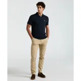 Polo de hombre Original Penguin Daddy, color azul marino, de corte recto y mangas cortas. Tiene cuello con solapa y cierre de dos botones. Logo bordado en el pecho.