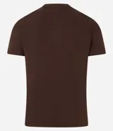 Remera muscle de manga corta confeccionada en media malla color crudo, sin estampa, con cuello redondo.