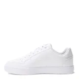 Championes Puma Caven 2.0 blancos con detalles en negro y dorado, con cordones y logo de la marca en el lateral.