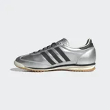 Championes Adidas SL 72 OG plateados con detalles en negro.