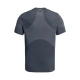 Remera deportiva Under Armour Vanish Seamless de hombre, color negro con logo plateado en el pecho. Confeccionada en tejido transpirable de secado rápido y sin costuras para evitar el roce.