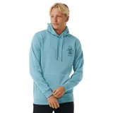 Canguro azul de corte estándar, con capucha y logotipo de Rip Curl en el pecho.