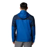 Campera impermeable Columbia modelo Inner Limits III, color negro, para hombre. Confeccionada con tecnología Omni-Tech™ que la hace impermeable y transpirable. Cuenta con capucha ajustable con cordón, bolsillos con cremallera, puños ajustables y dobladillo ajustable con cordón.