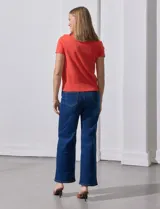 Buzo blanco tejido en hilado fino, marca Ninety.