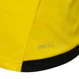 Remera de fútbol Puma del Club Atlético Peñarol, color amarillo con detalles en negro en cuello y mangas. Incluye logo de Puma y escudo del club en el frente.