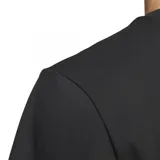 Remera negra de algodón con logo de Adidas Skateboarding estampado en el pecho.